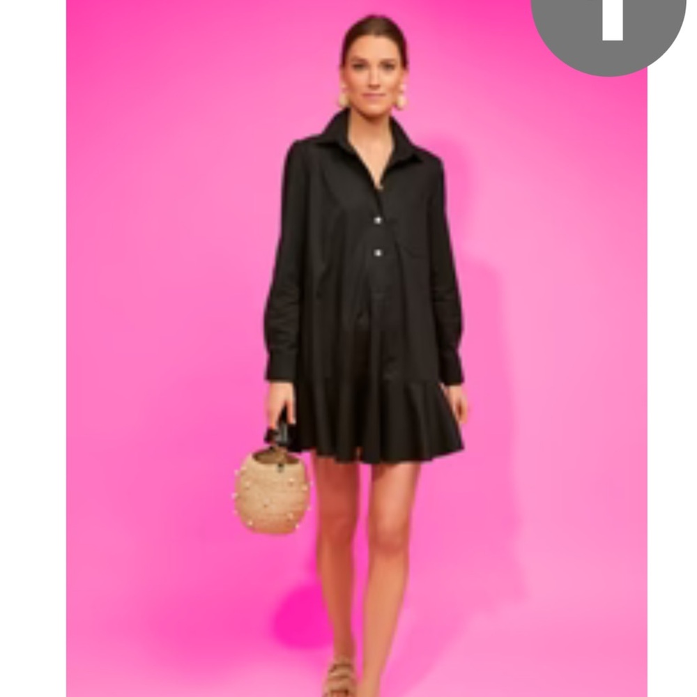 Tuckernuck Black Callahan Shirt Dress